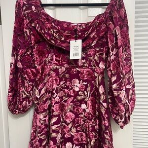 Showpo Floral Pink Dress